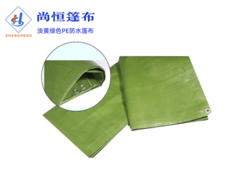16×30米克重155g淡黃綠色篷布規(guī)格尺寸參數